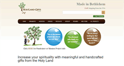 Desktop Screenshot of holyland-gifts.com